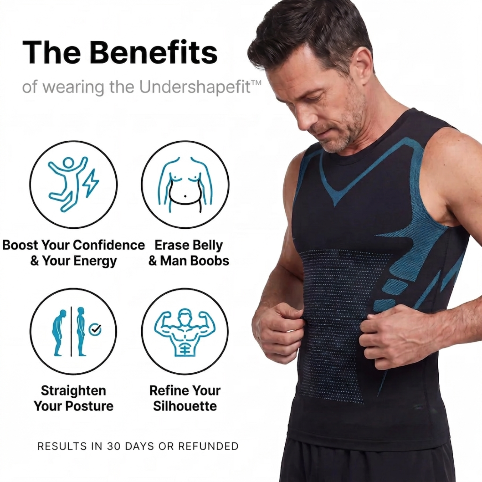 Undershapefit™ | Shaping Compression Tank Top